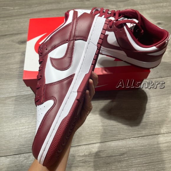 Nike Dunk Low Retro Men's 12.5 Team Red - Picture 3 of 11